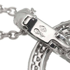 Chanel Omega Diamond Necklace 40cm 18K WG White Gold 750 — Like New