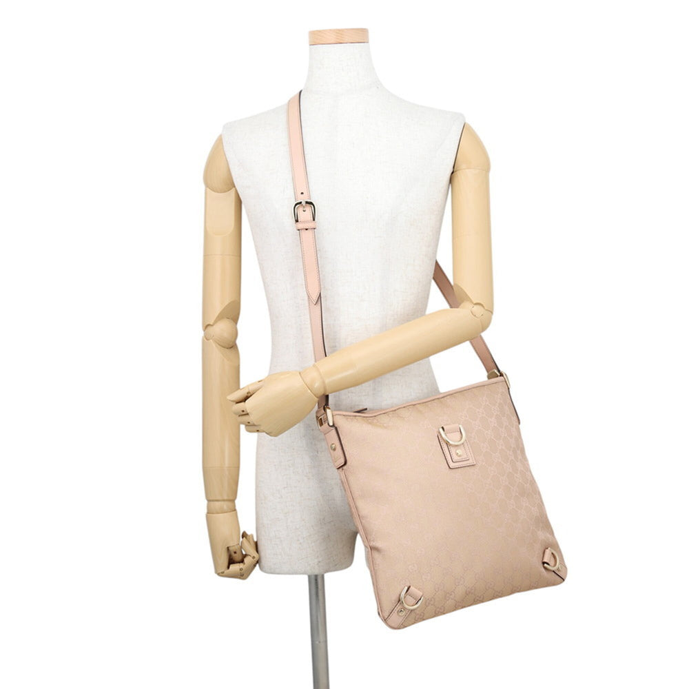 Gucci Shoulder Bag GG Canvas Abbey Leather 131326 GUCCI Handbag — Like New