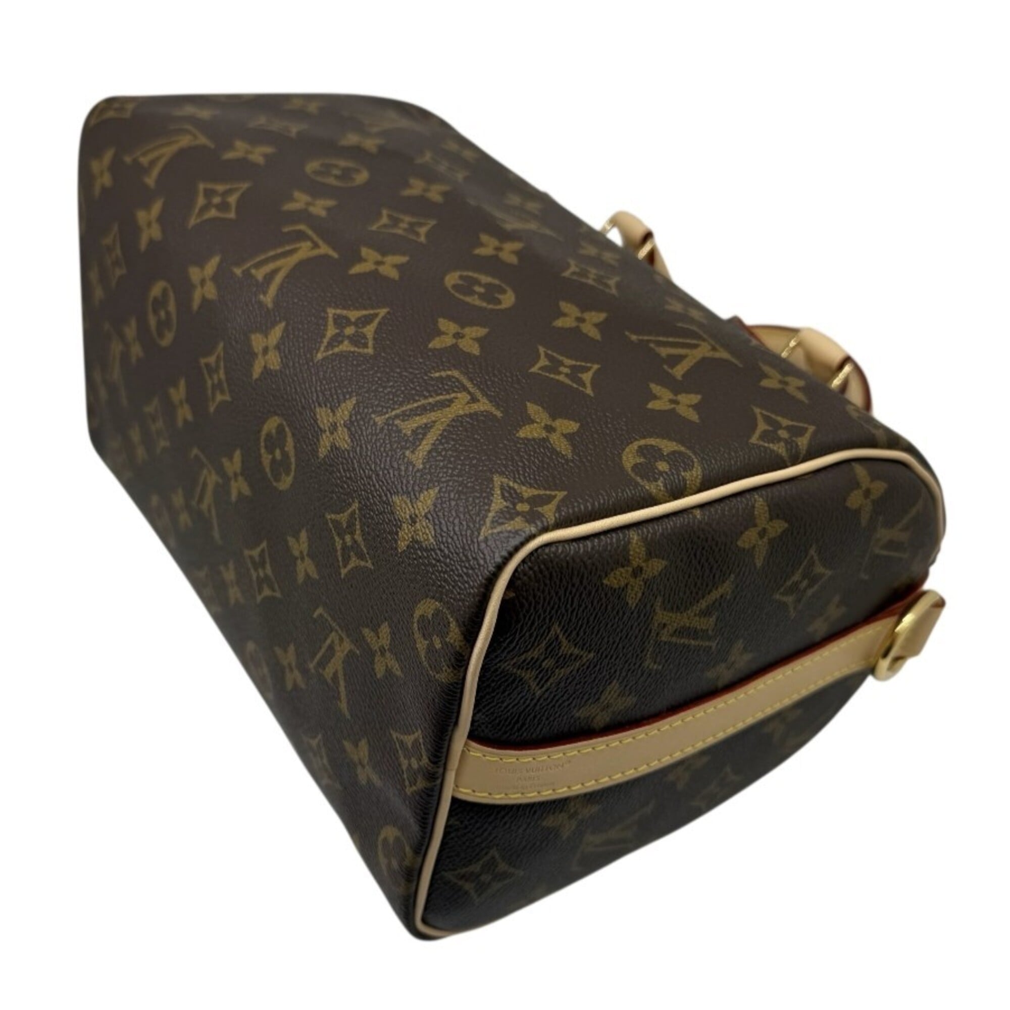 LOUIS VUITTON Louis Vuitton Monogram Speedy 25 Bandoulière M46977 RFID Boston Bag Brown with Strap Women's Men's — Like New