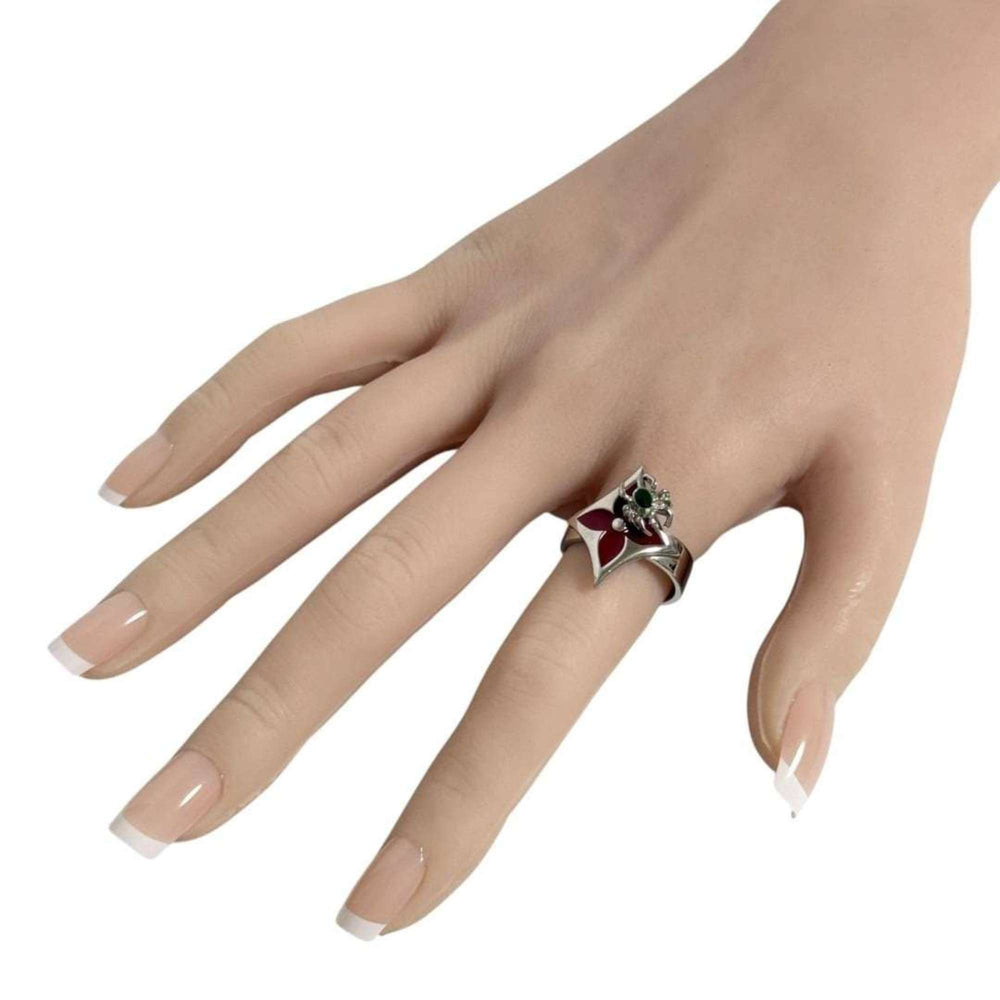 Louis Vuitton Men's Fairy Tale Star Ring, Red, Size 16-17 — Like New
