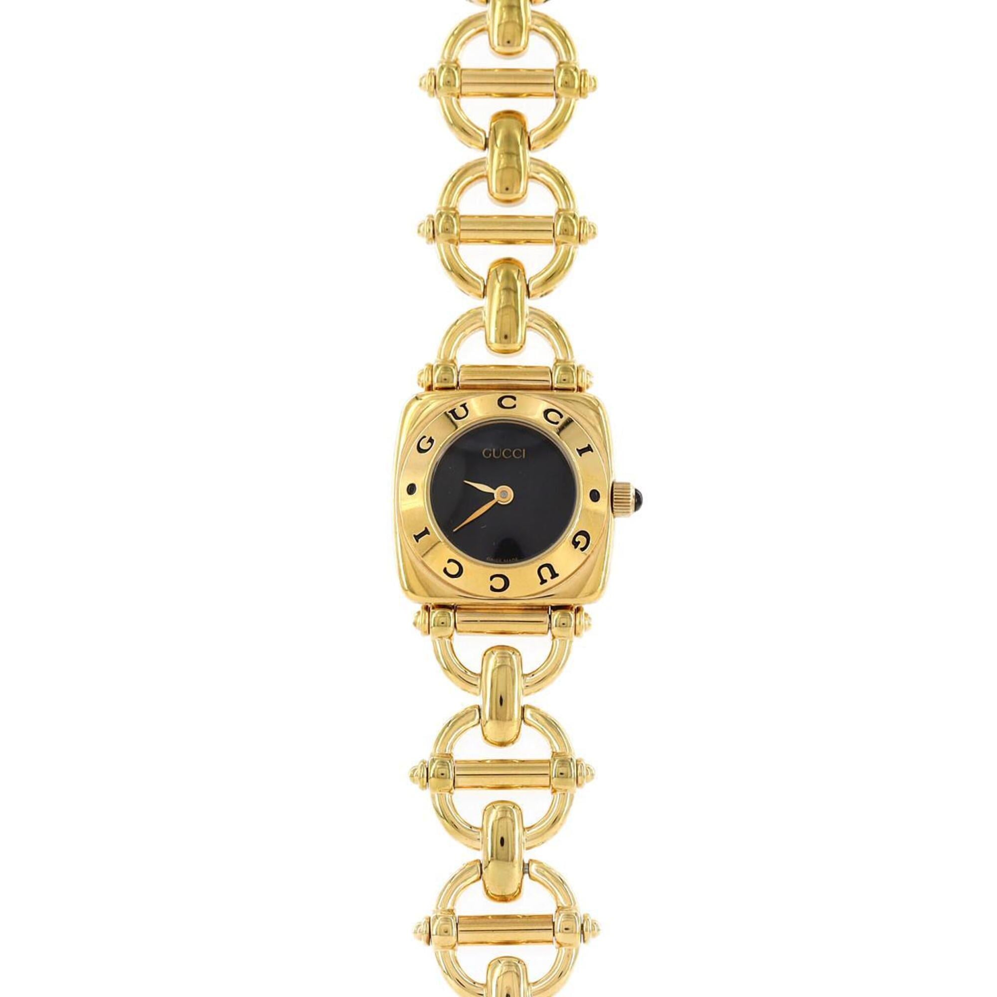 Gucci Horsebit 6400L GP Quartz Watch — Good