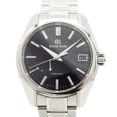 Seiko Grand Spring Drive SBGA375 9R65-0CV0 Navy Dial Men's Watch — Very Good