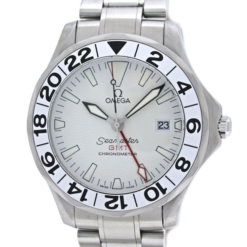 OMEGA Seamaster GMT 2538.20.00 Men's Watch, Stainless Steel, Model 40566 — Good