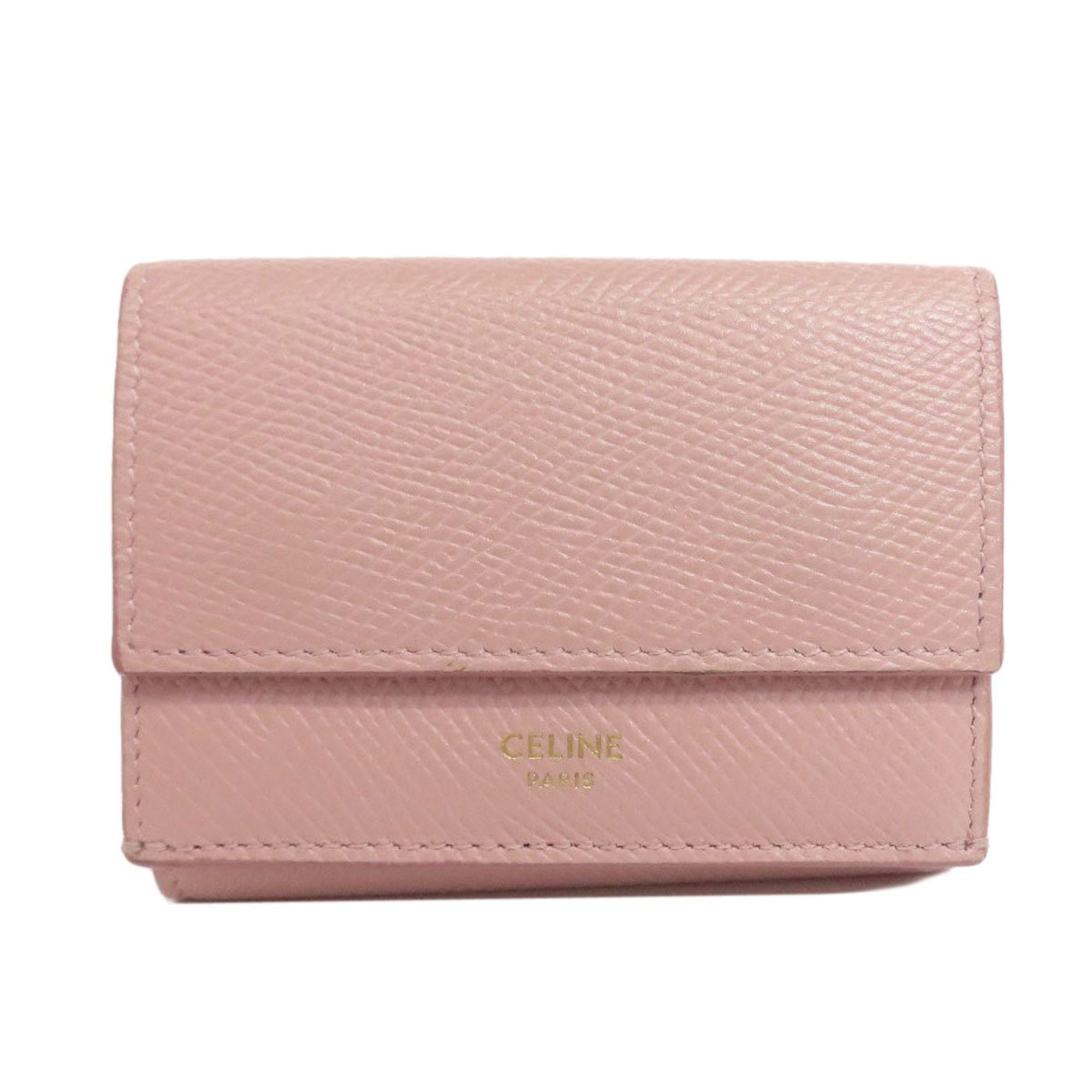 CELINE Tri-fold wallet Bi-fold Leather Women's