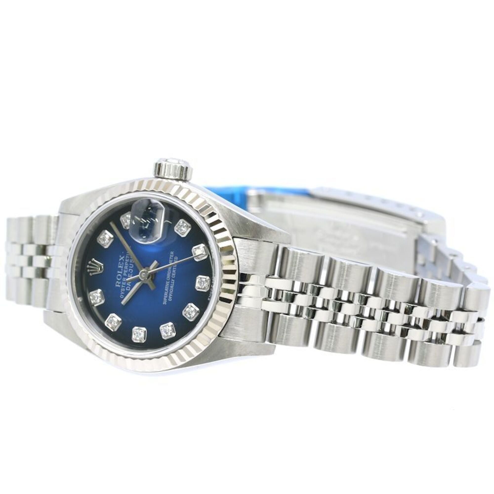 ROLEX Datejust 10P Diamond 79174G Women's Watch SSx18KWG 40579 — Very Good