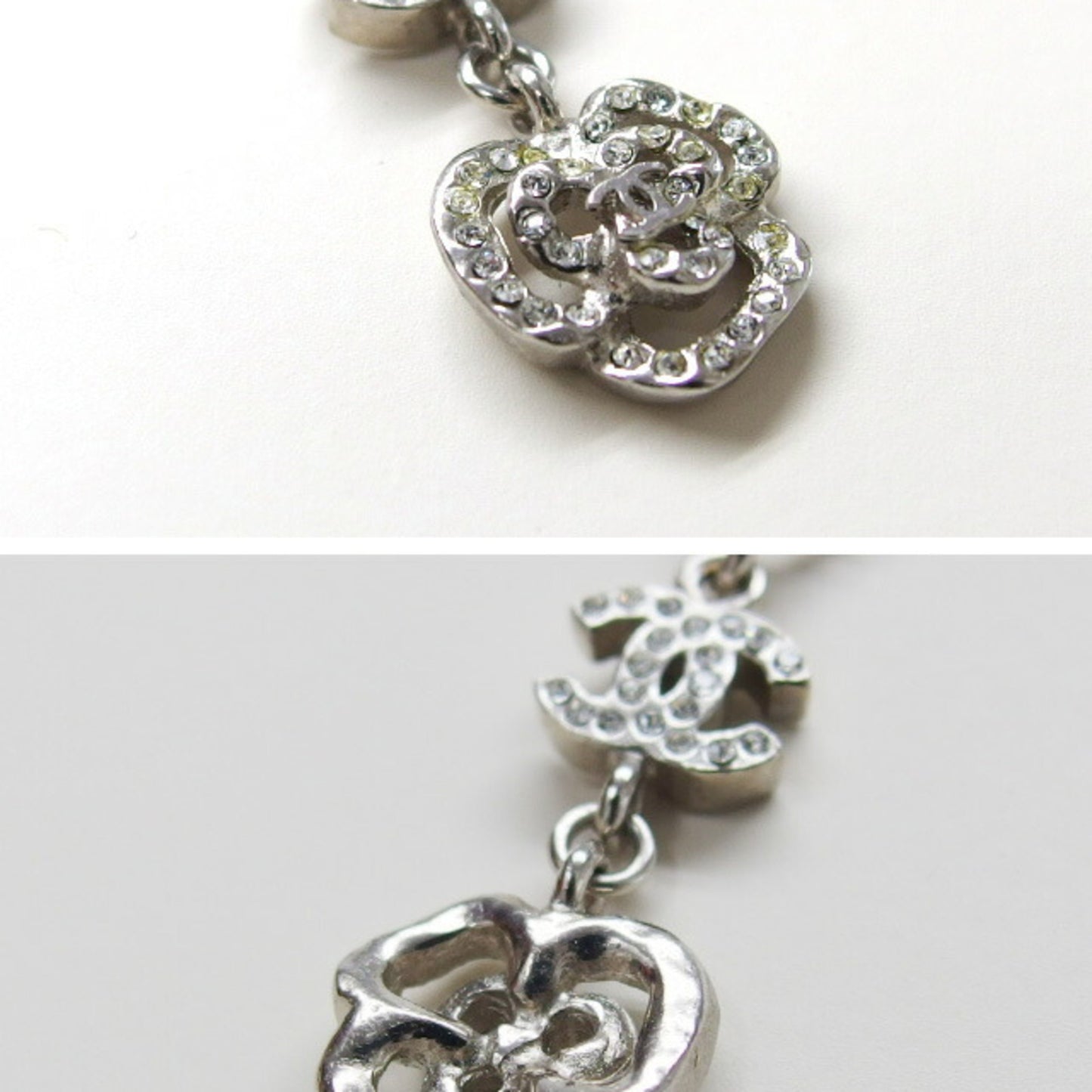 Chanel Necklace 07P Swing Coco Mark Camellia