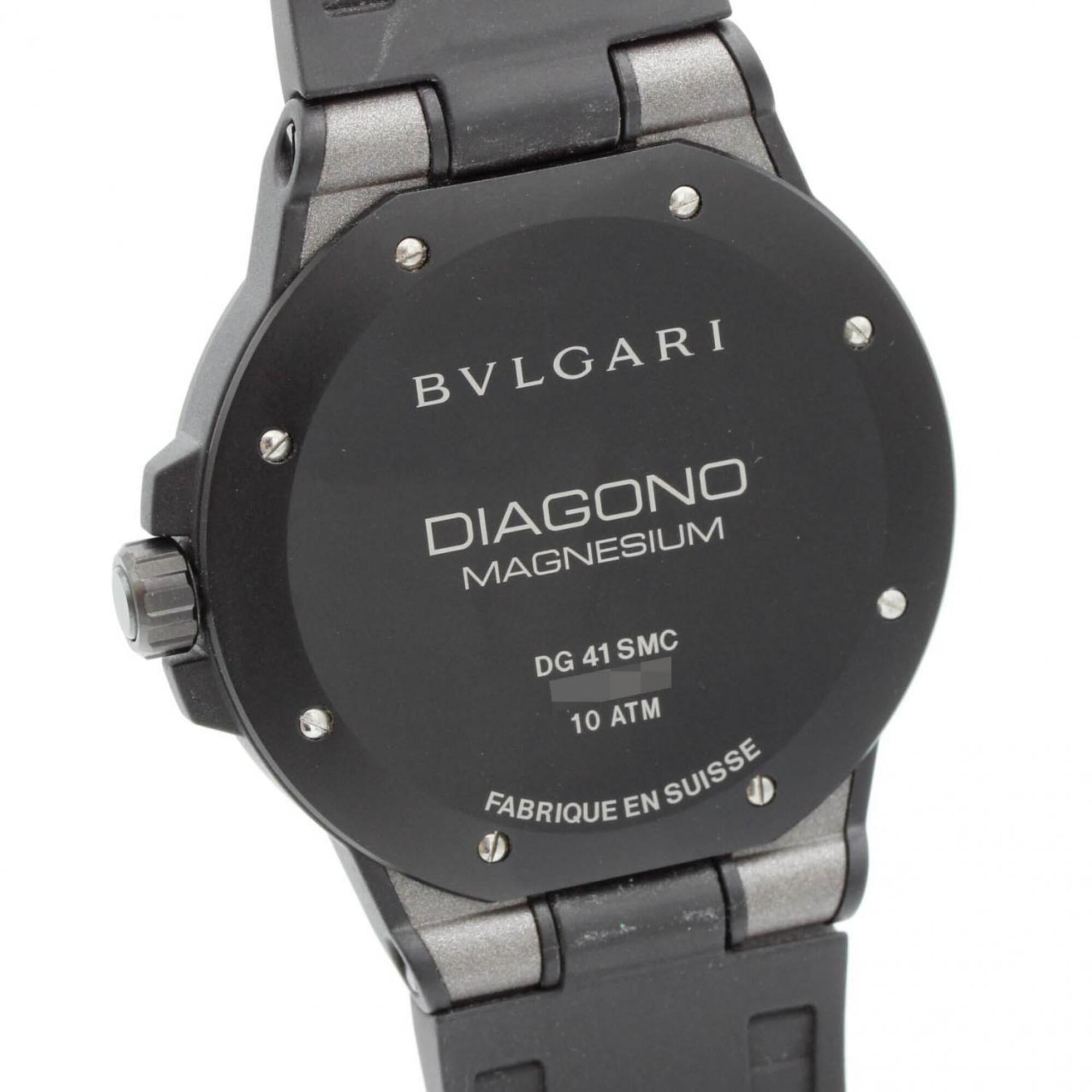 Bulgari Diagono Magnesium DG41SMC DG41C14SMCVD & PEEK Automatic Watch — Good