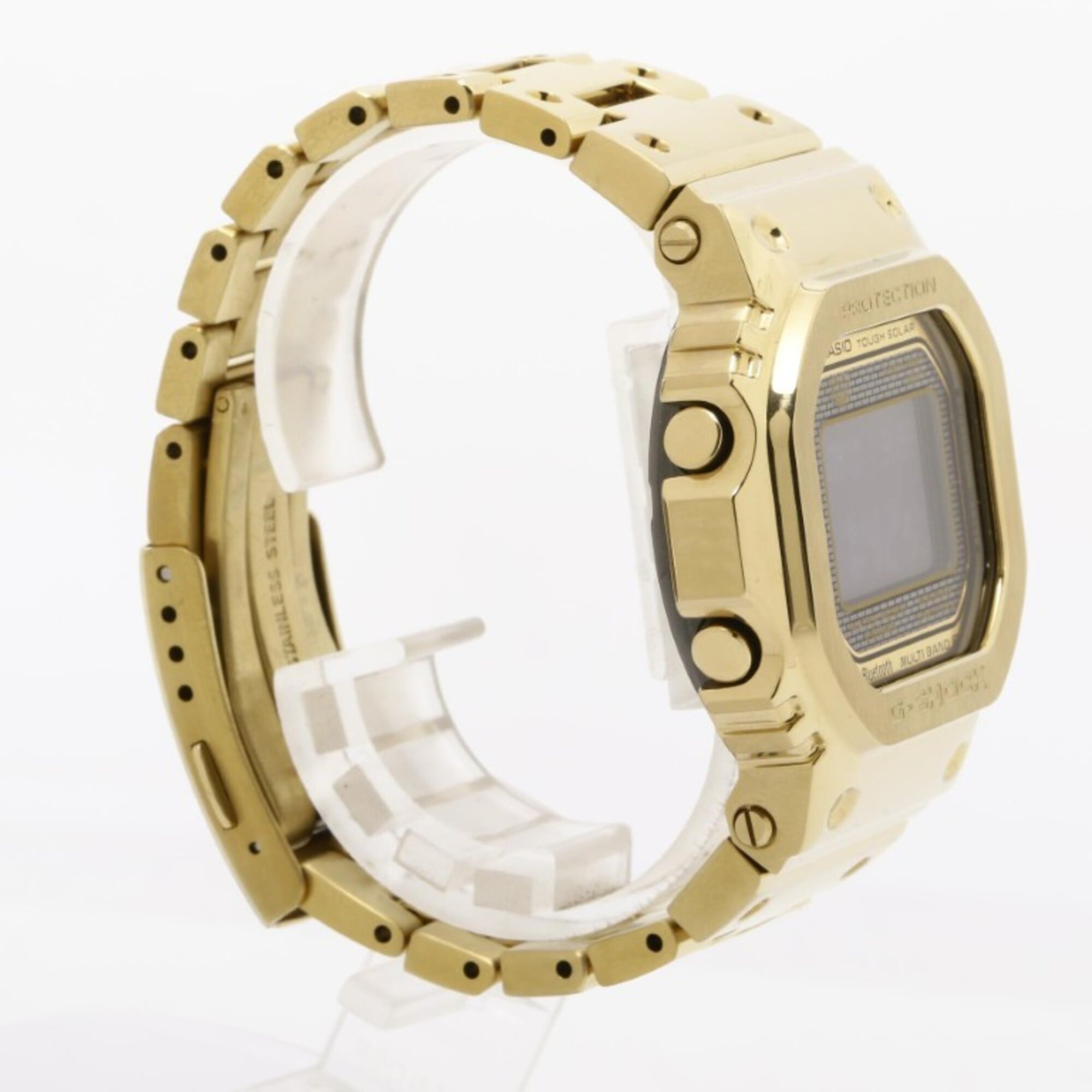 CASIO G-SHOCK FULL METAL 5000 SERIES GMW-B5000GD-9JF Black Gold Stainless Steel Men's Digital Watch — New - Store Return