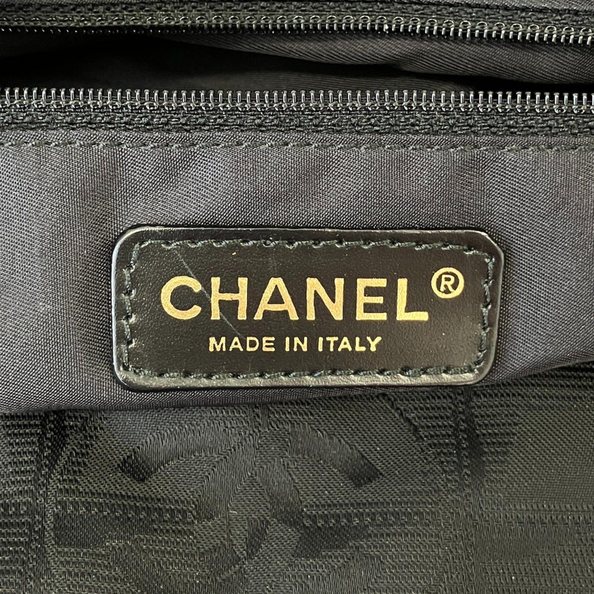 CHANEL New Travel Line GM Tote Bag A15825 Black Women's — Like New