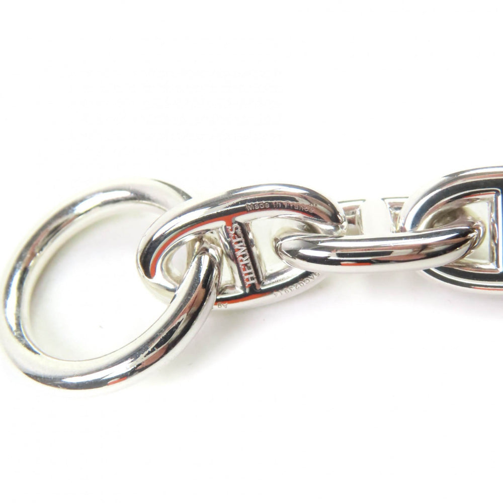 HERMES Chaine d'Ancre MM 925 14-link bracelet, silver, with box, made in France, weight 54.87g, for women — Like New