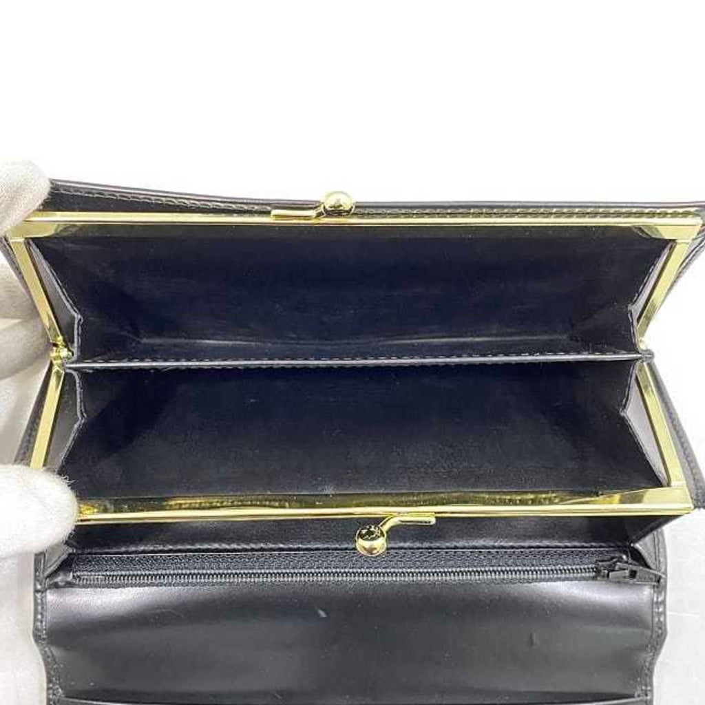 Celine Bi-fold Long Wallet f-21899 Black Brown Macadam DF 0P227 300 00 PVC Leather M/00/1 CELINE Flap with Clasp