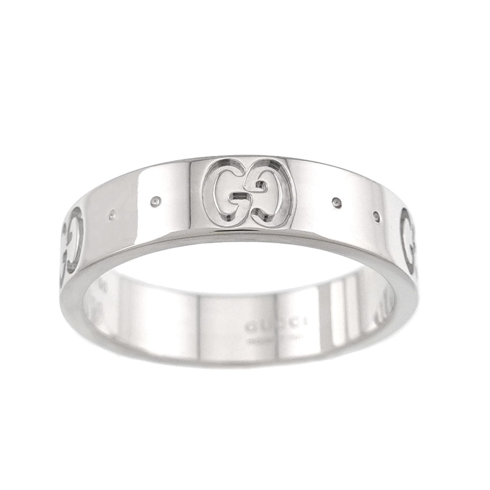 Gucci Icon #7 Ring, 18K White Gold (750) — Like New
