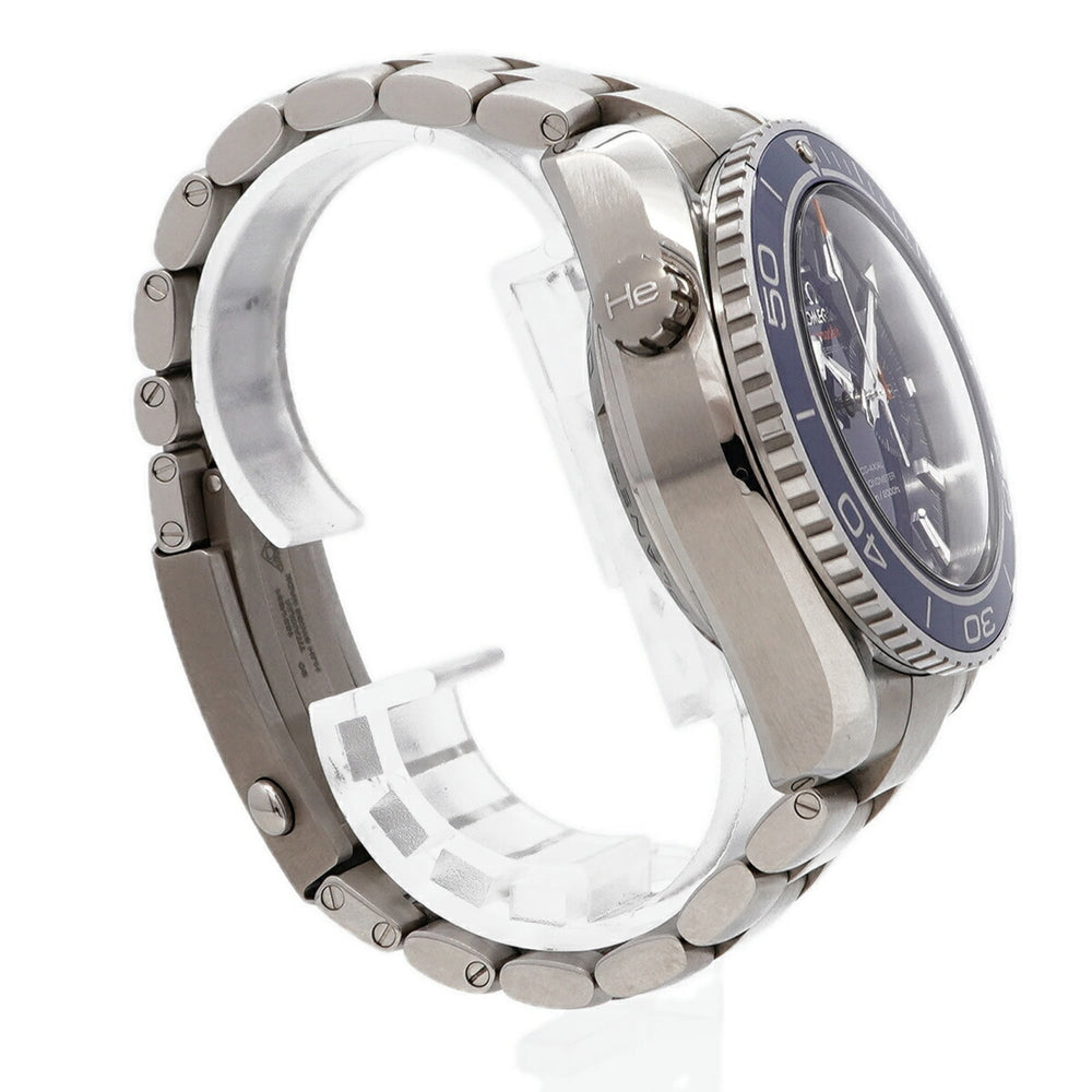 Omega Seamaster Planet Ocean Chrono 232.90.46.51.03.001 Blue Dial Men's Watch — Very Good