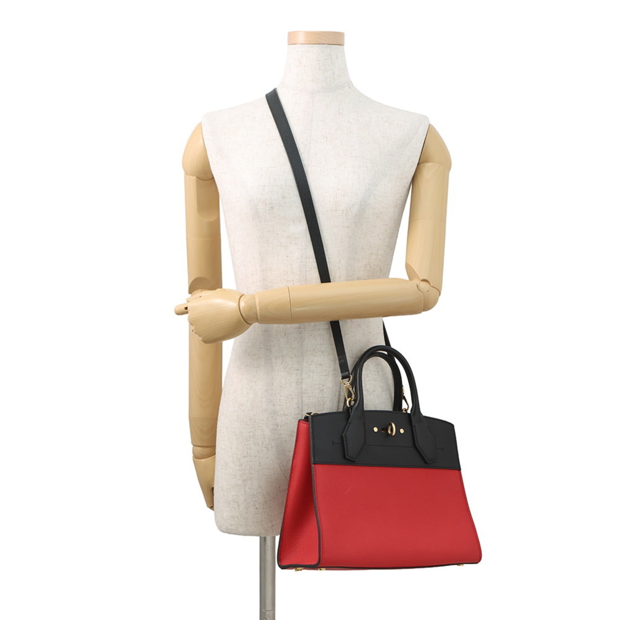 Louis Vuitton City Steamer Leather PM Handbag M54868, 2-way shoulder bag