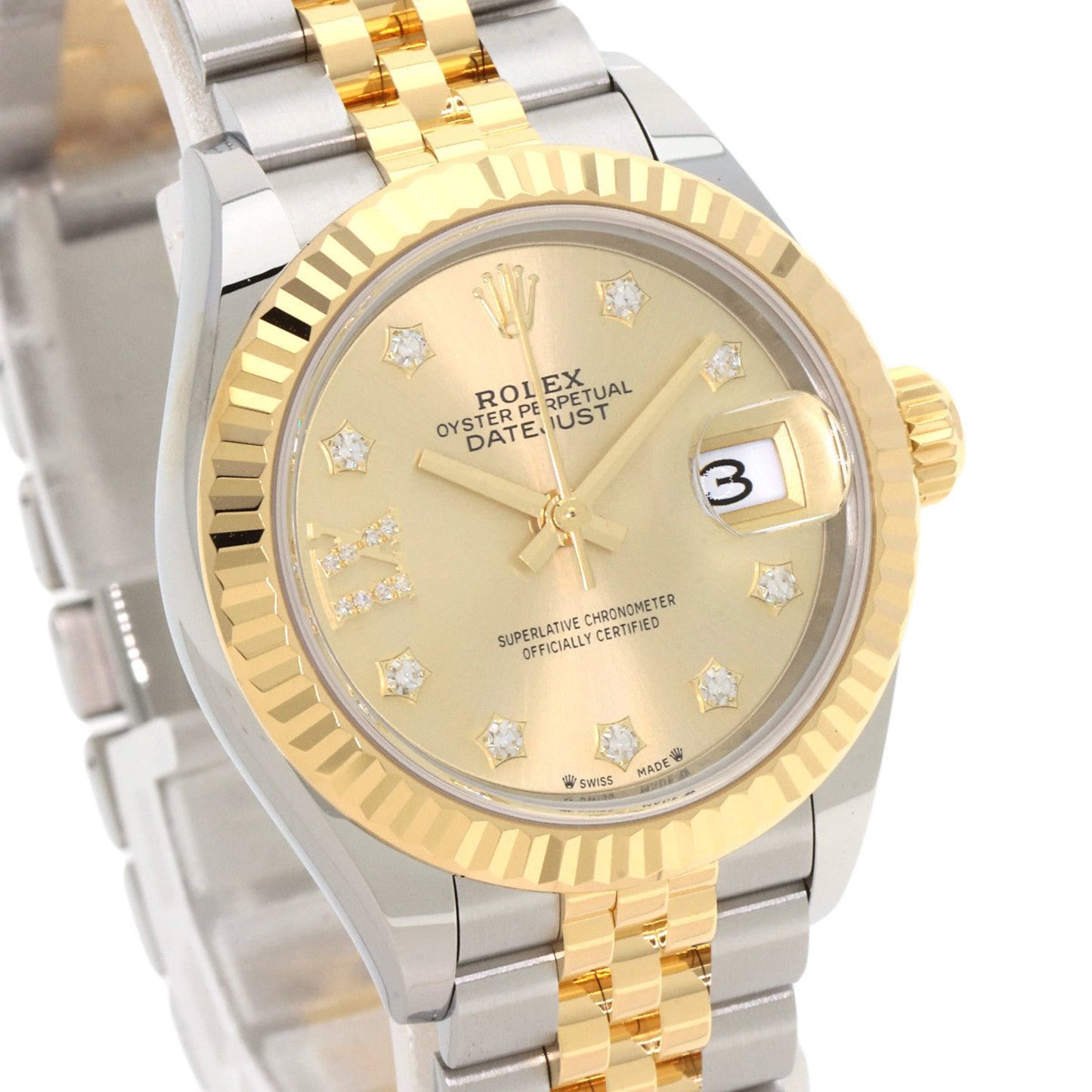 Rolex 279173G Datejust 9P Star Diamond Watch Stainless Steel SSxK18YG K18YG Women's ROLEX