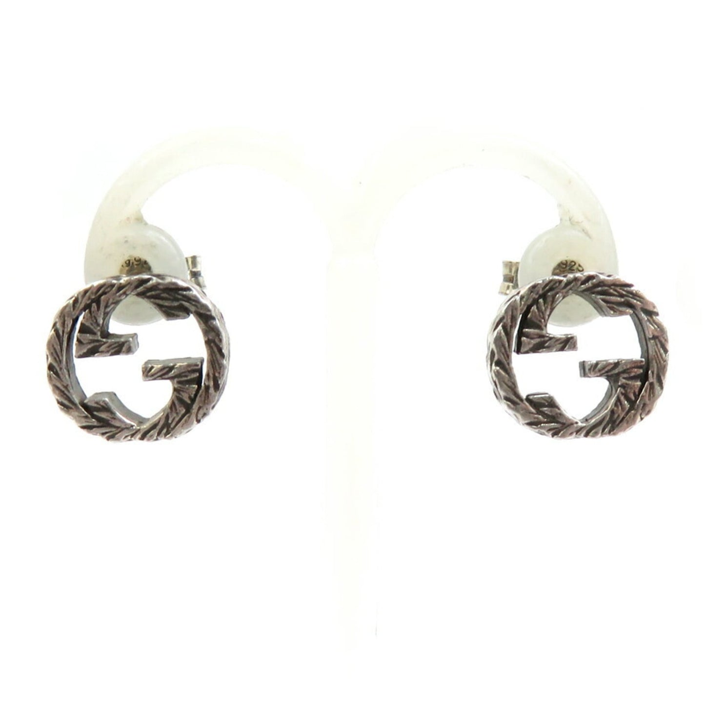 Gucci Interlocking G earrings in 925 silver for men and women, h31486k