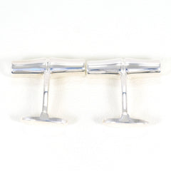 Gucci Bamboo Silver Cufflinks, Total Weight 20.3g, Jewelry — Like New
