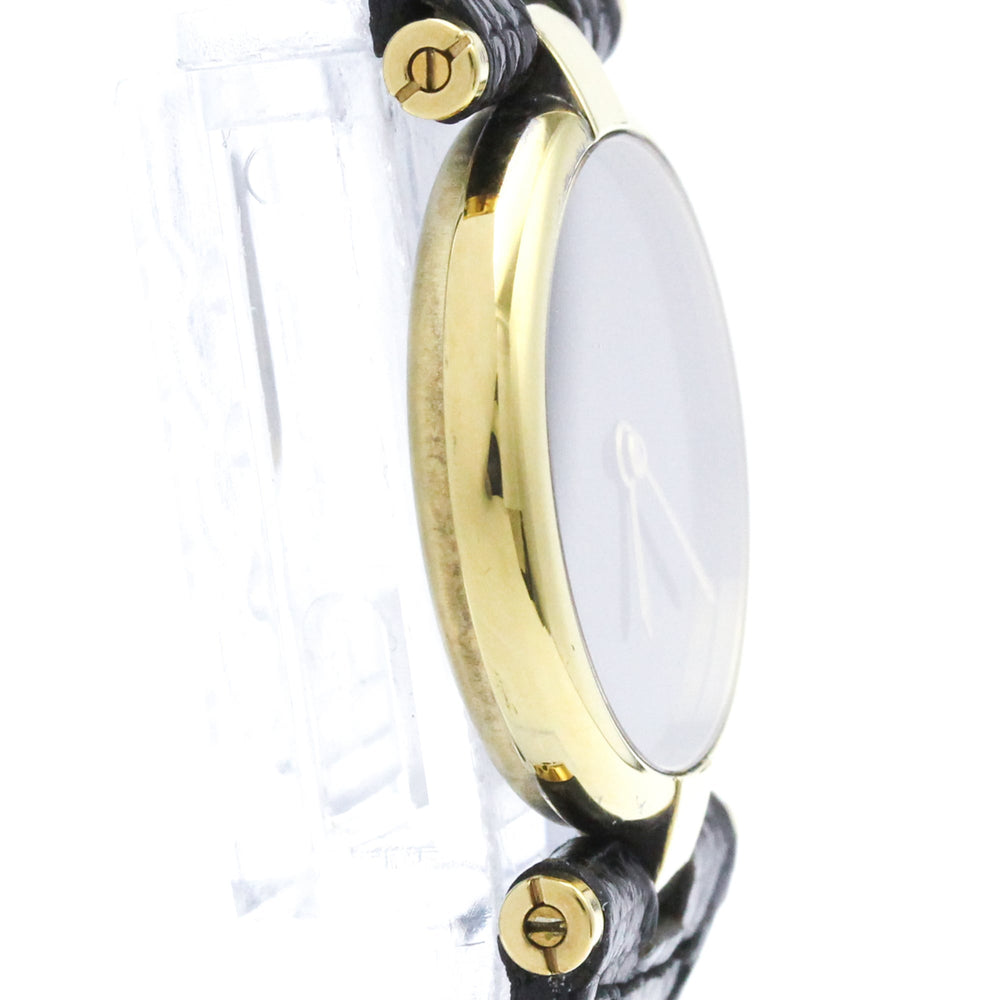 CARTIER Must Vendome Gold Plated Leather Quartz ladies Watch — Good
