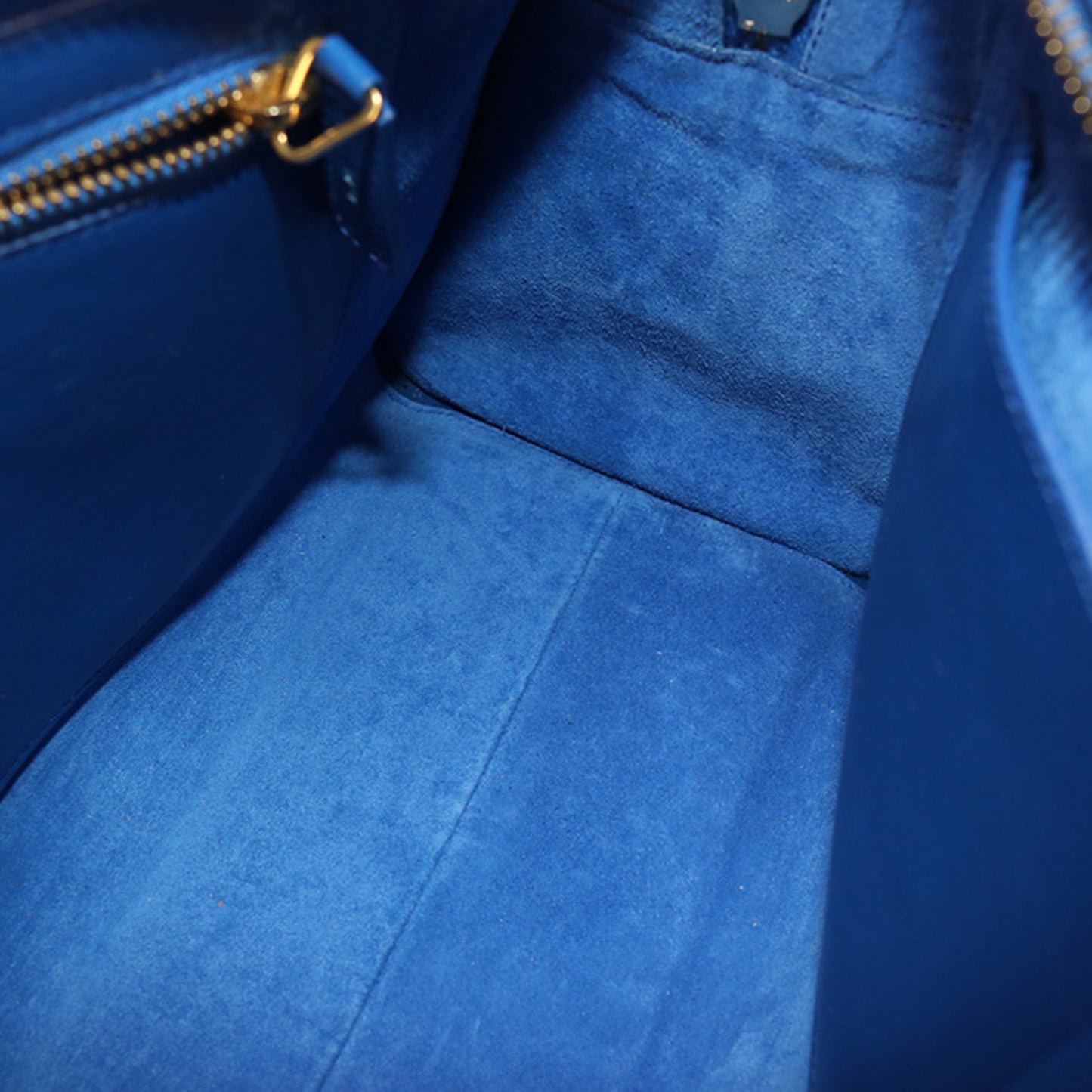 SAINT LAURENT Saint Laurent Handbag 357395 2-Way Monogram Cabas Handbag, Women's, Blue