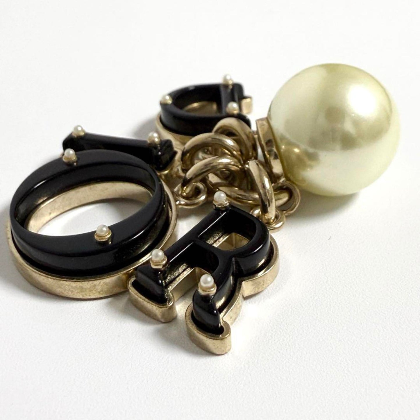 Christian Dior Dior Women's Tribal Single Earring Black