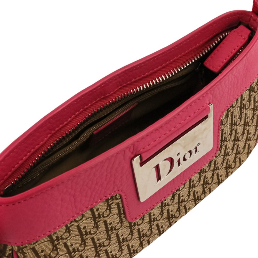Christian Dior Trotter Street Chic Handbag, Beige Pink, Women's — Like New