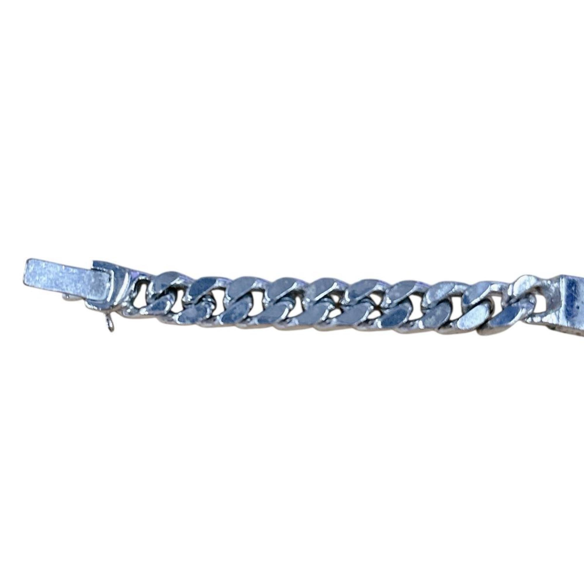 Christian Dior bracelet chain silver