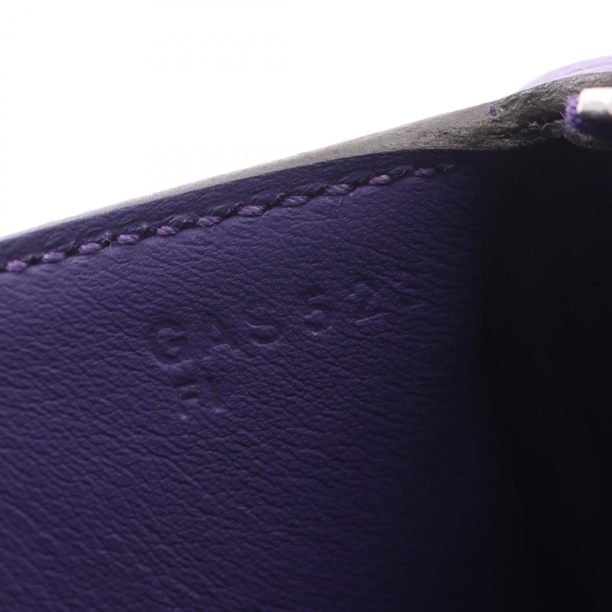 Hermes Lindy Mini 2-Way Shoulder Bag/Handbag, Leather, Calfskin (Cowhide), Taurillon Clemence Women's, Purple — New - Store Return