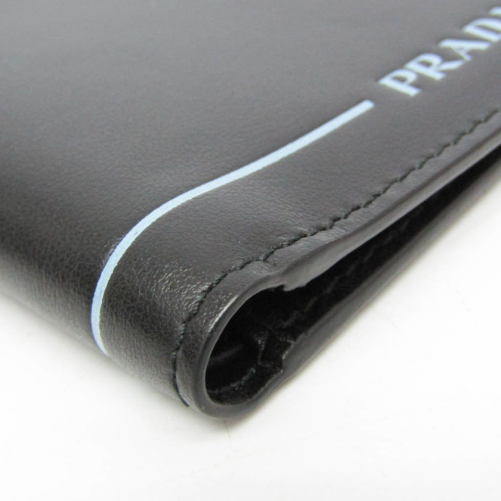 Prada 2BAY CITY SPORT 2M0513 Men,Women Leather Bill Wallet (bi-fold) Black
