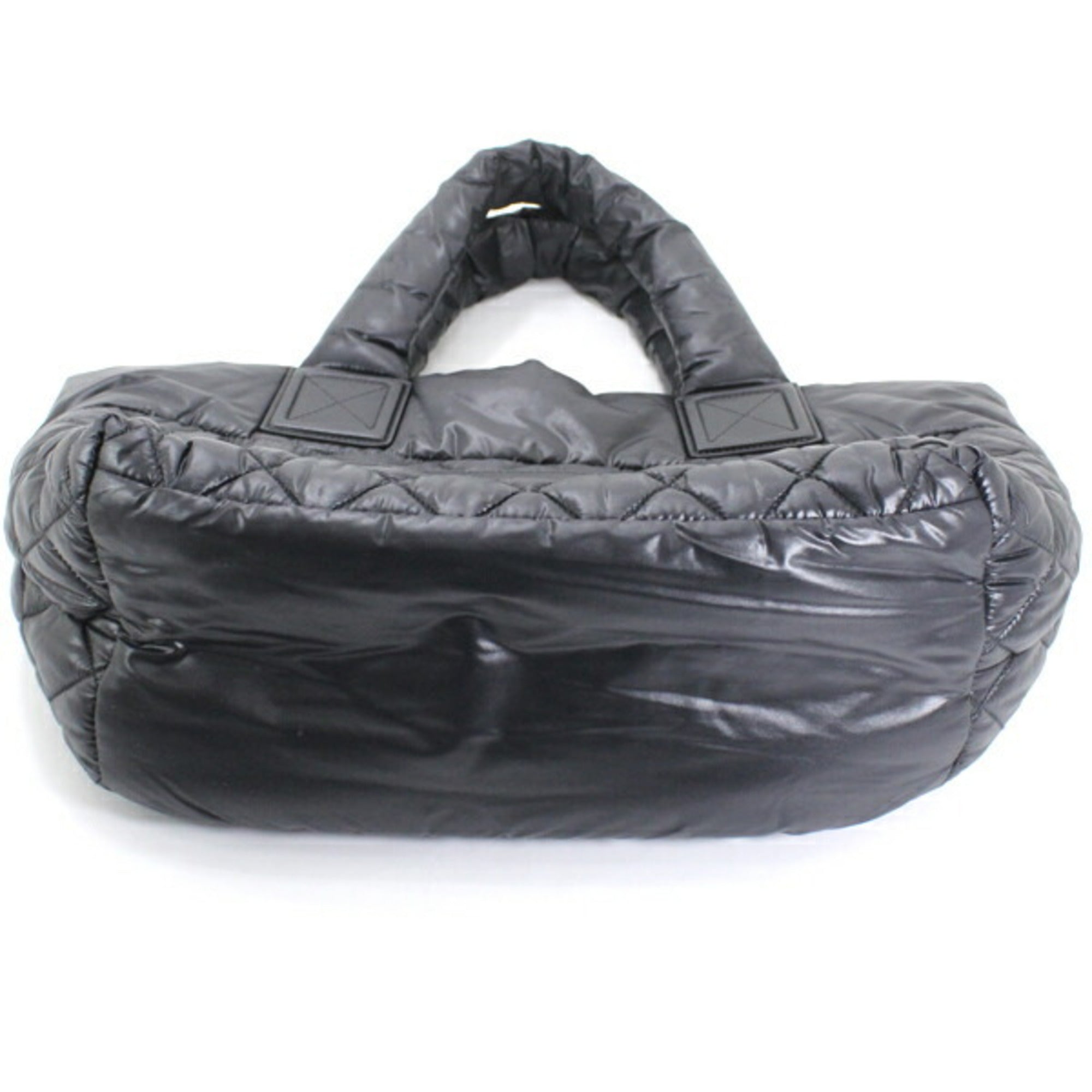 Chanel Coco Cocoon PM Small Tote Bag, Black Nylon with Mark, Women's, KM3144 — Like New