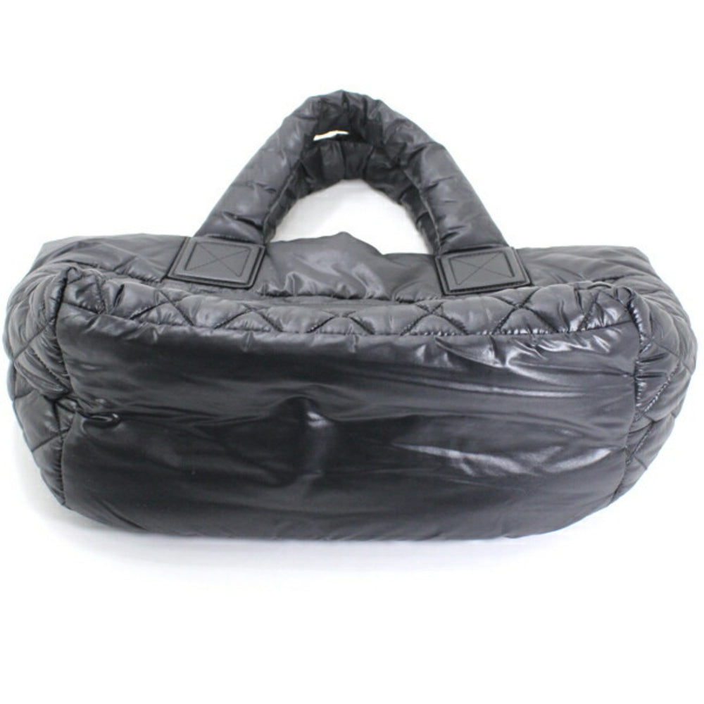 Chanel Coco Cocoon PM Small Tote Bag, Black Nylon with Mark, Women's, KM3144 — Like New
