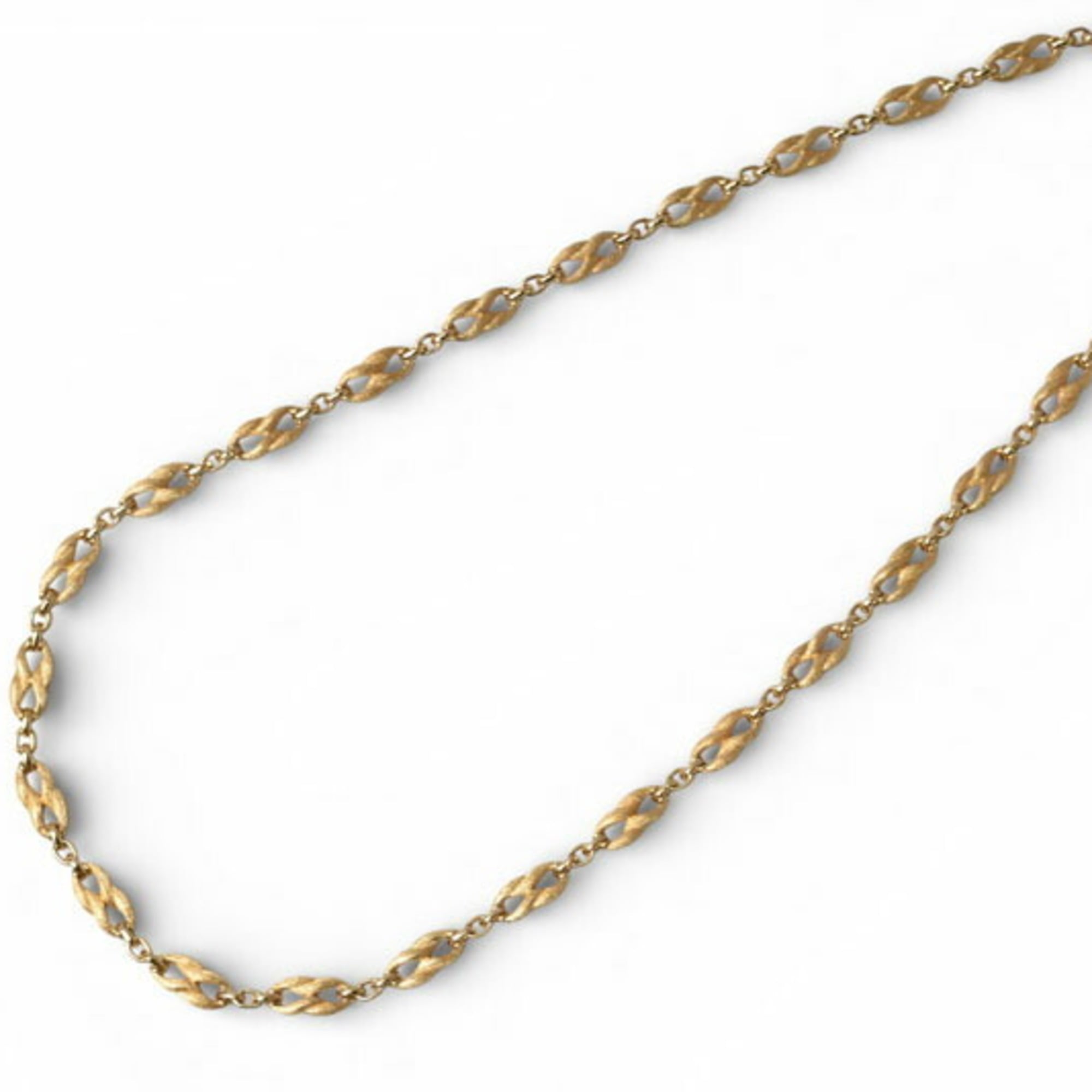 Christian Dior necklace long chain gold