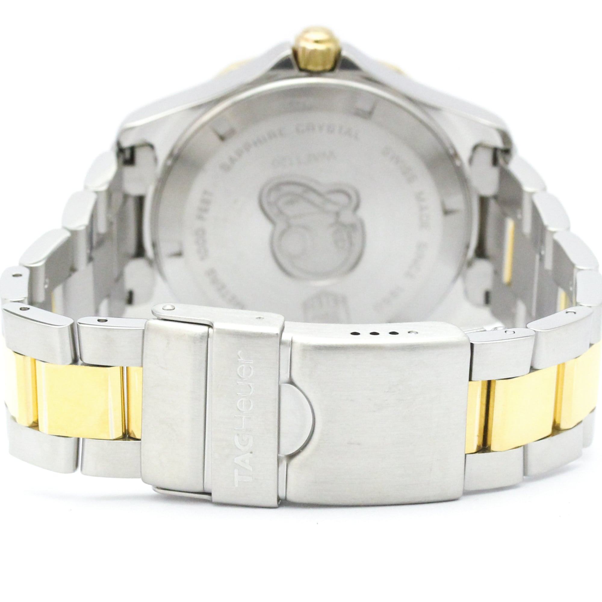 TAG HEUER Aquaracer Gold Plated Steel Quartz Watch WAF1120 Polished — Very Good