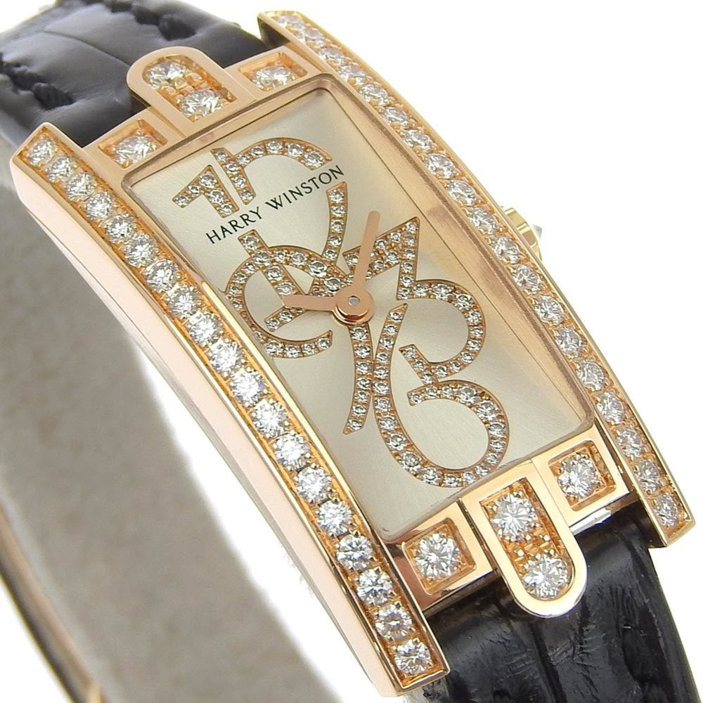 Harry Winston HARRY WINSTON Avenue C AVCQHM16 Silver Dial Dial/Bezel Diamond Quartz — Like New