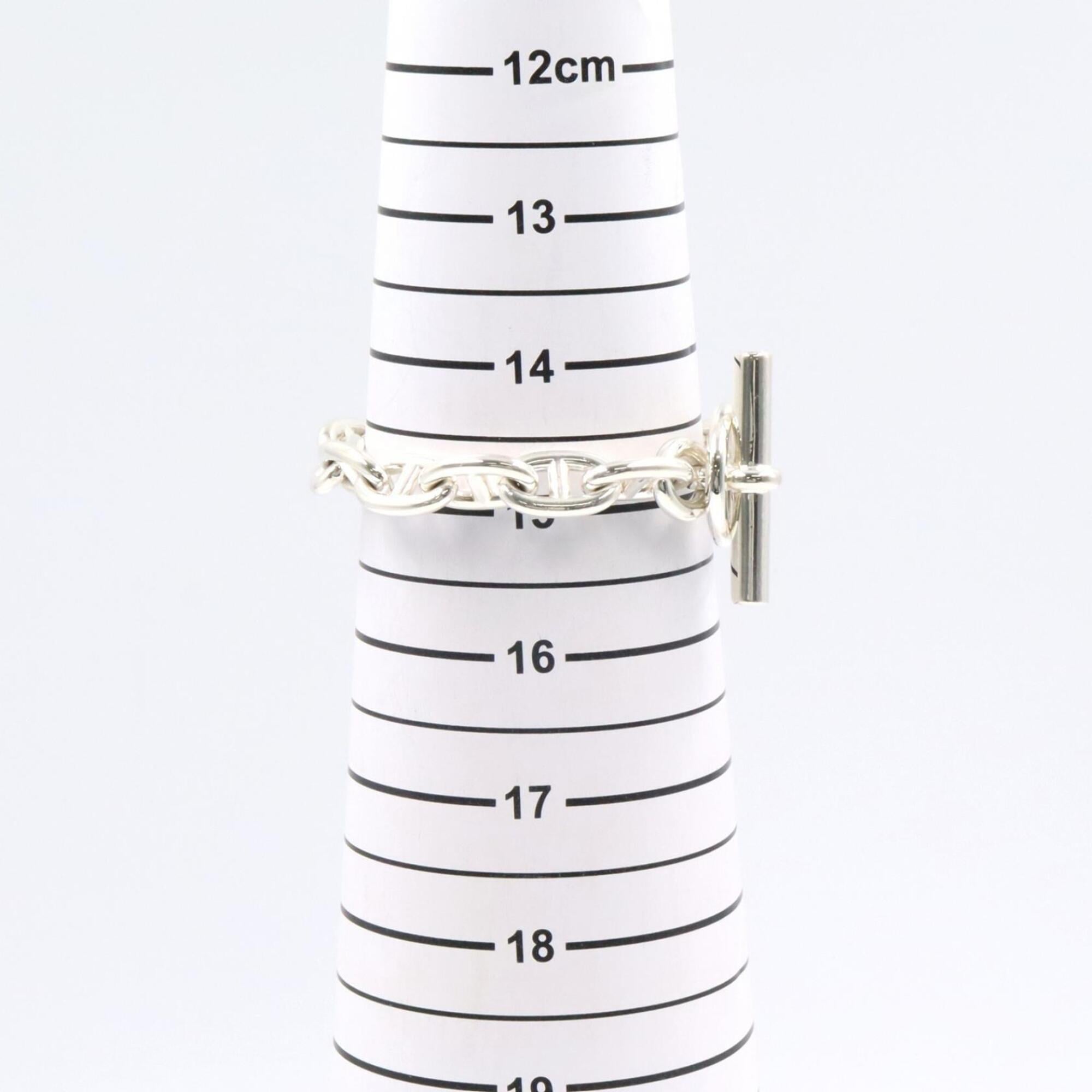 Hermes Chaine d'Ancre PM 14-link bracelet, sterling silver (925), women's, tone — Like New