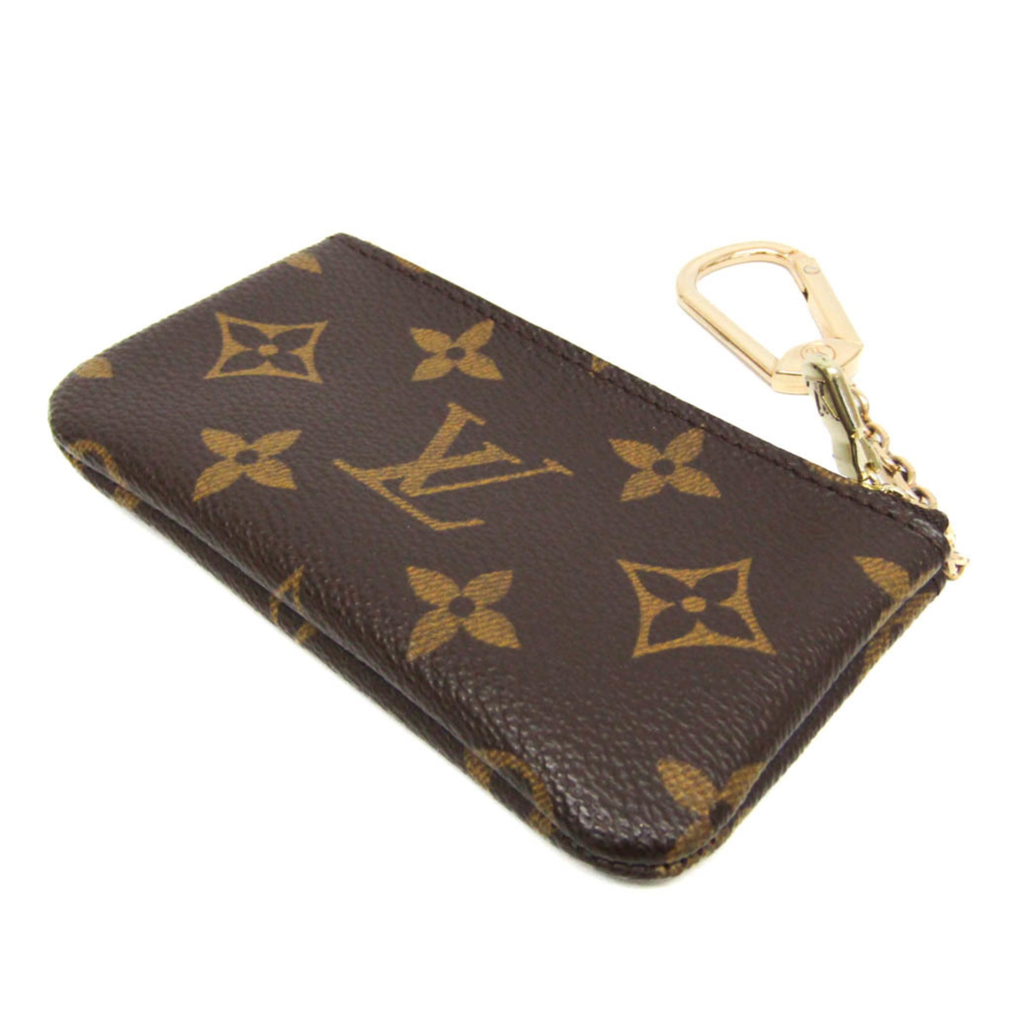 Louis Vuitton Monogram Key Case M62650 Men,Women Monogram Coin Purse/coin Case Brown