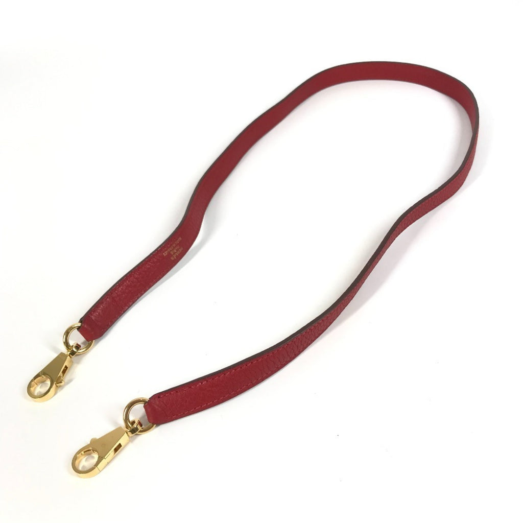 HERMES Bolide 35 2-Way Shoulder Bag, Tote Handbag, Taurillon Clemence Leather, Women's, Rouge Red