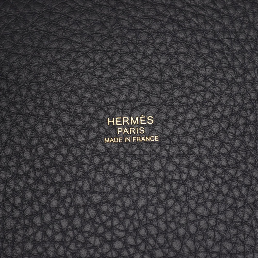 Hermes Picotin Lock PM Caban Handbag, made of Taurillon Clemence leather, women's, navy blue — New - Store Return