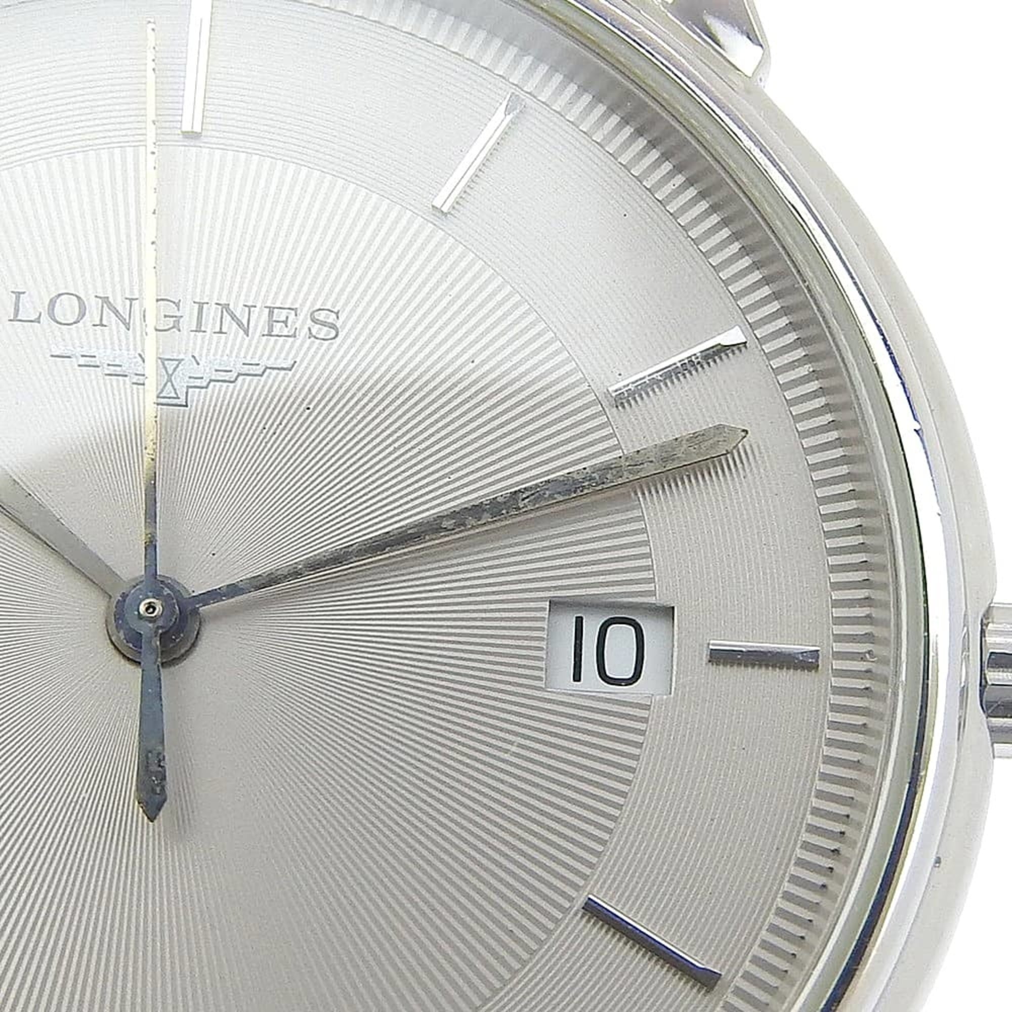 Longines Grand Classic L4.677.4 Stainless Steel Quartz Analog Watch with Gray Dial - Ladies — Good