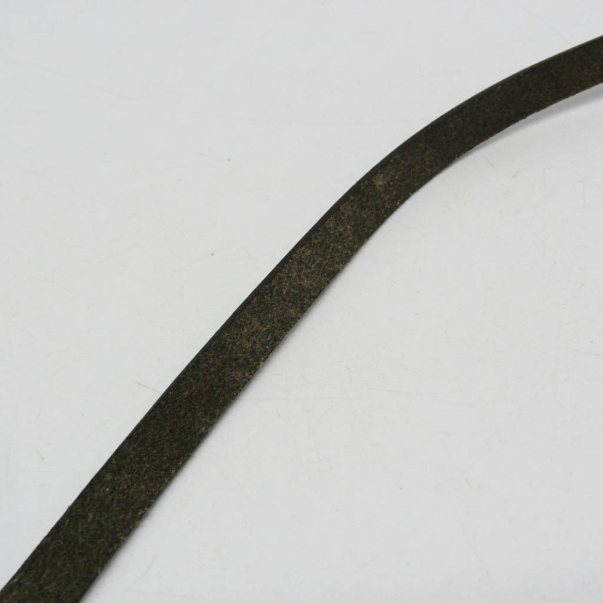 Hermes Hapi III Choker Leather,Metal Bangle Silver,Black — Like New