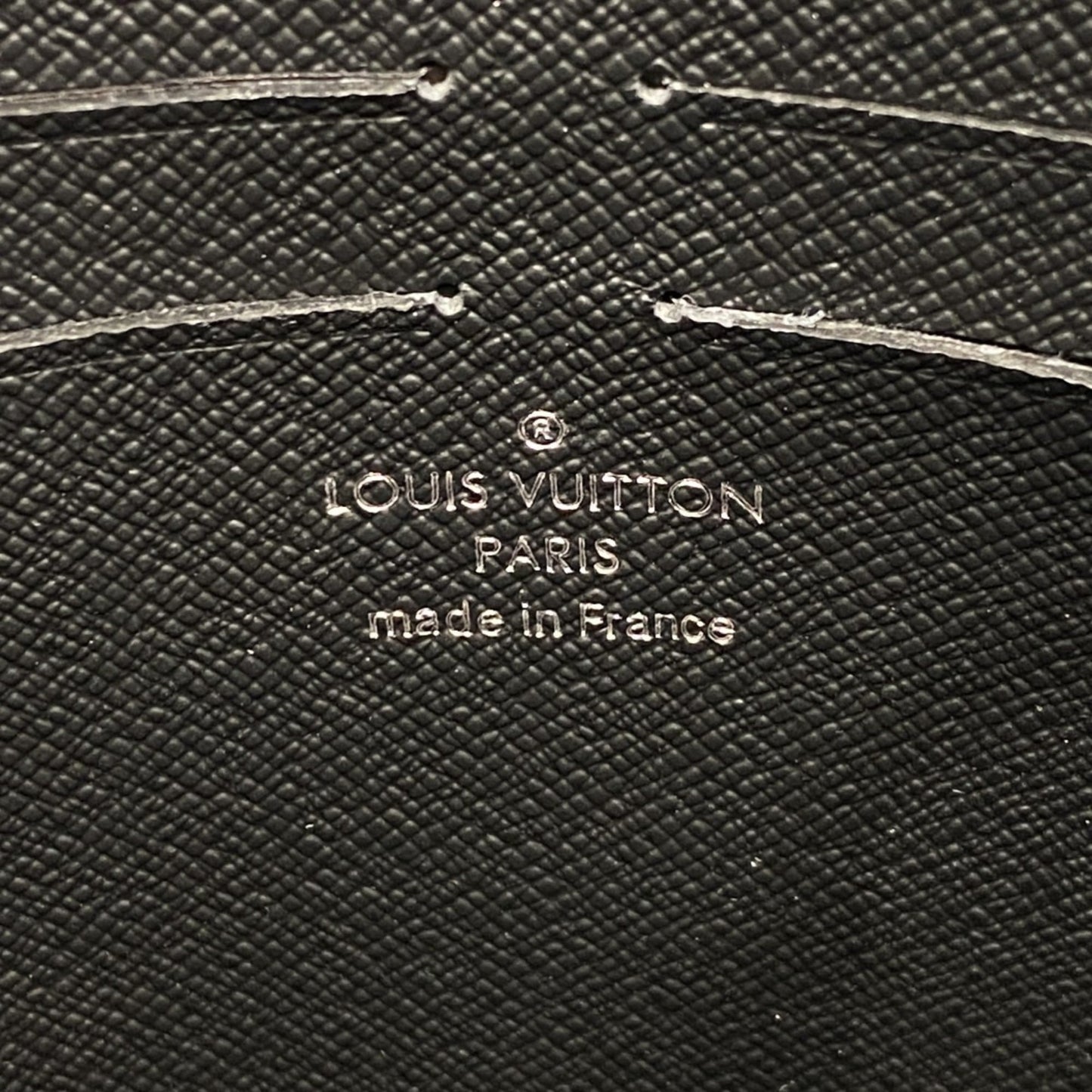 Louis Vuitton Monogram Eclipse Pochette Voyage MM Clutch Bag M61692 Black Men's