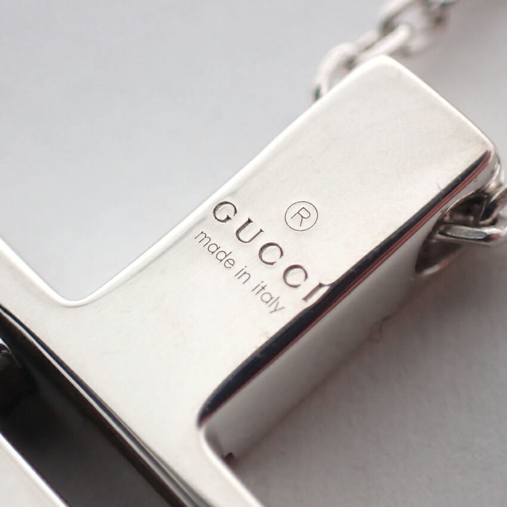 GUCCI 925 Branded G Cross Necklace Pendant