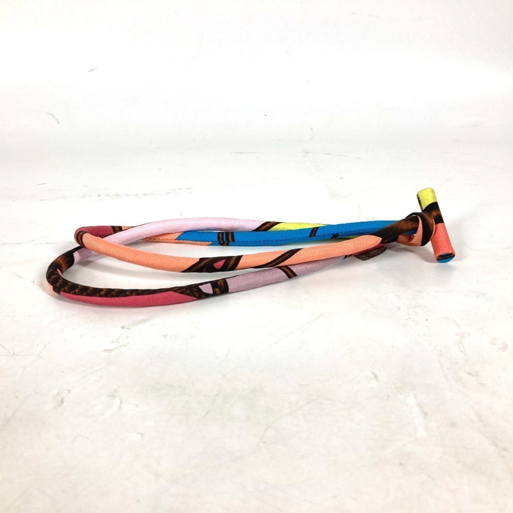 HERMES Hermes choker Petit h accessories necklace silk women's multicolor — Like New