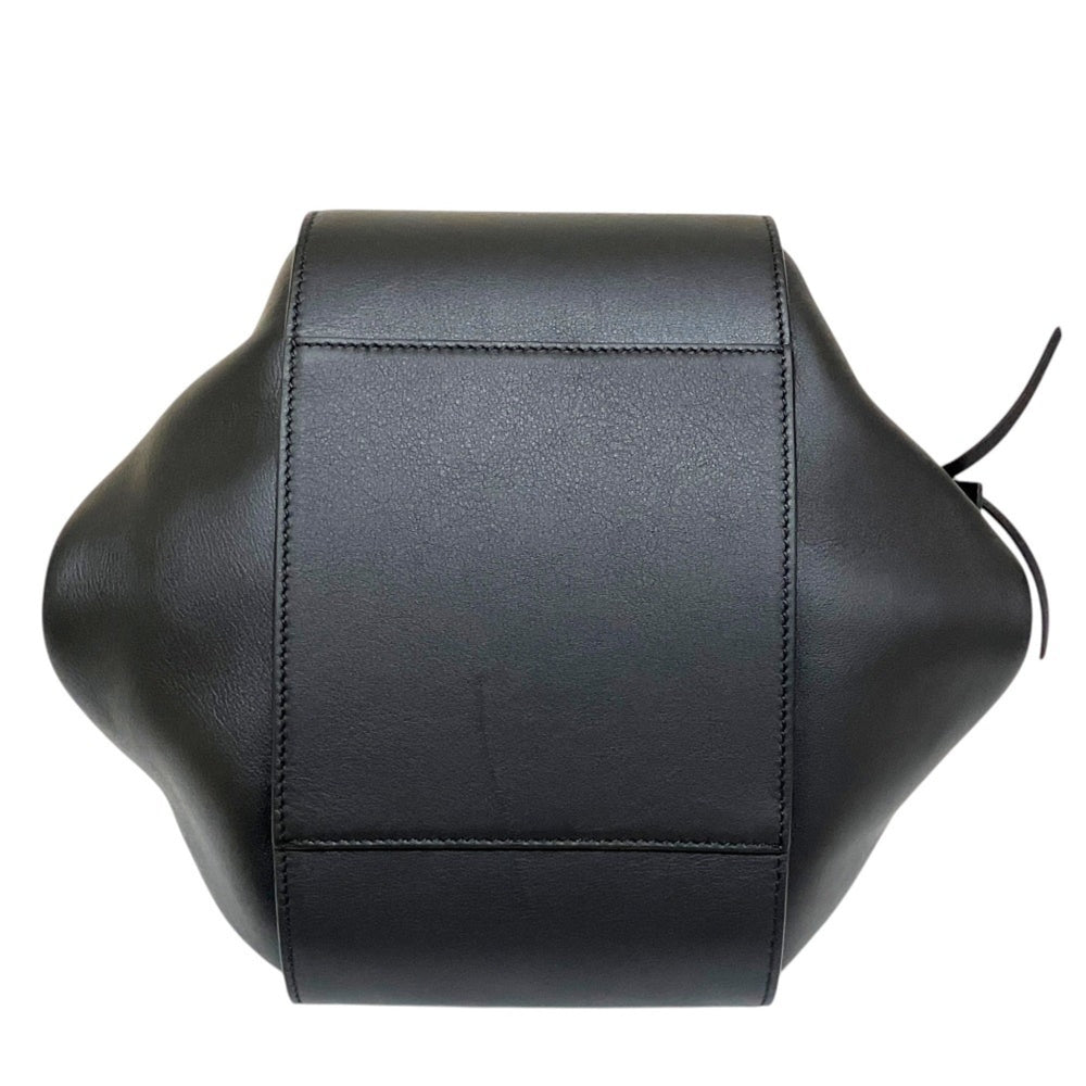 LOEWE Hammock Small Leather Shoulder Bag 387.30.S35 Black Women's — Like New