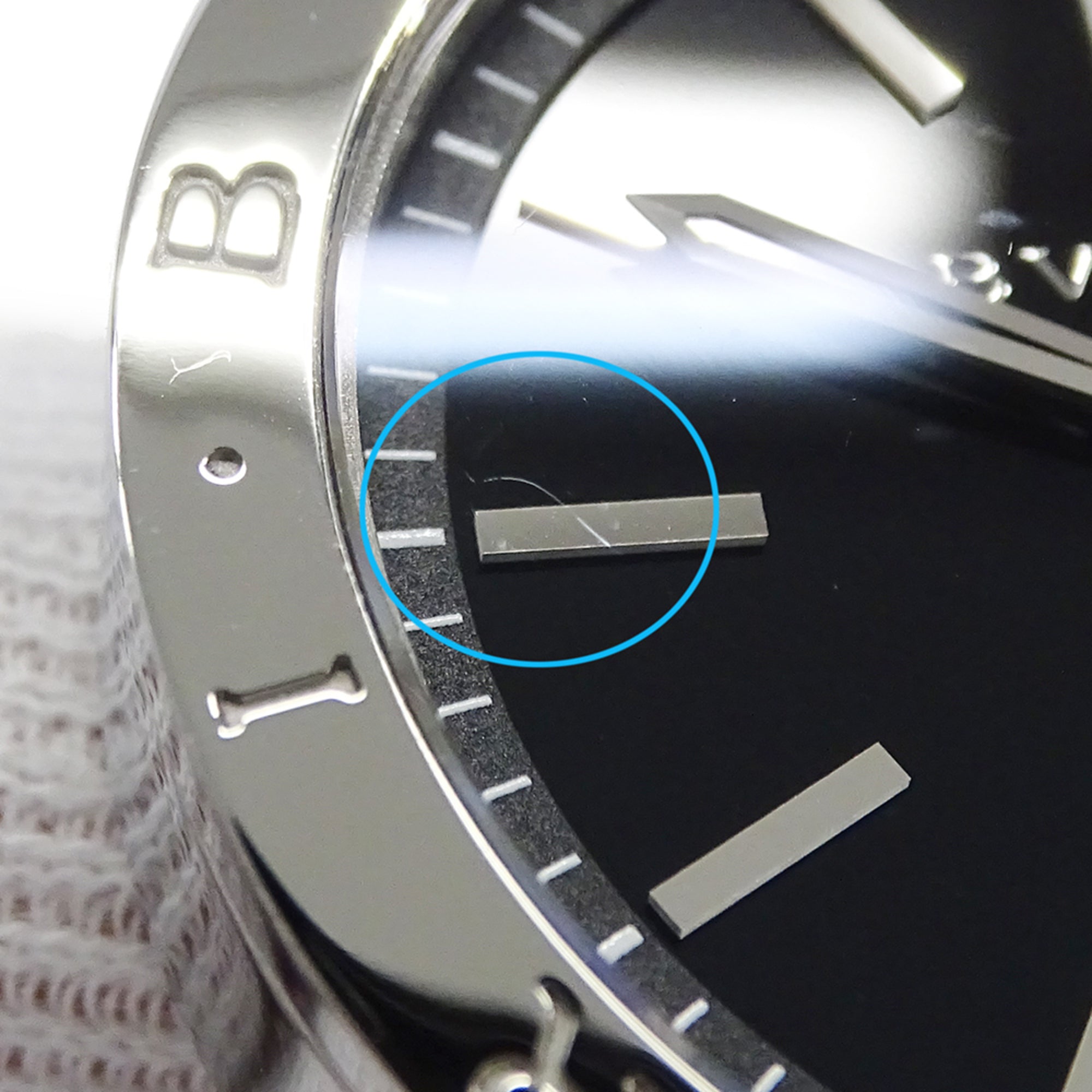 Bulgari BVLGARI Men's Watch, Brand: Date Automatic AT Stainless Steel SS BB41S Silver Black Open Caseback — Good