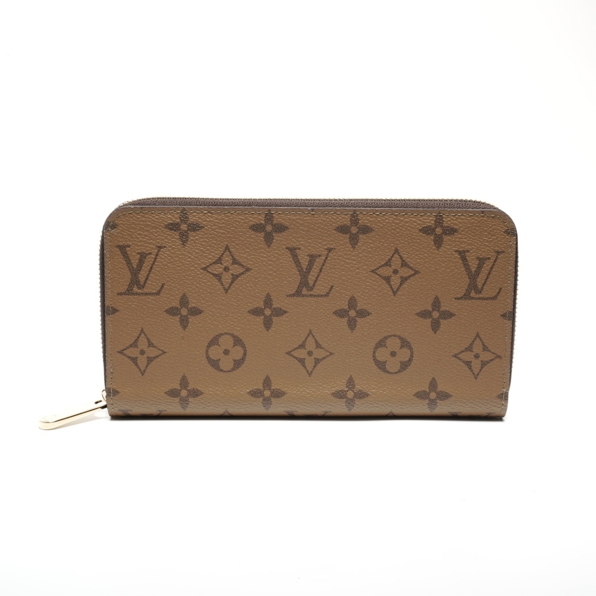 Louis Vuitton Zippy Wallet Monogram Reverse Long Brown