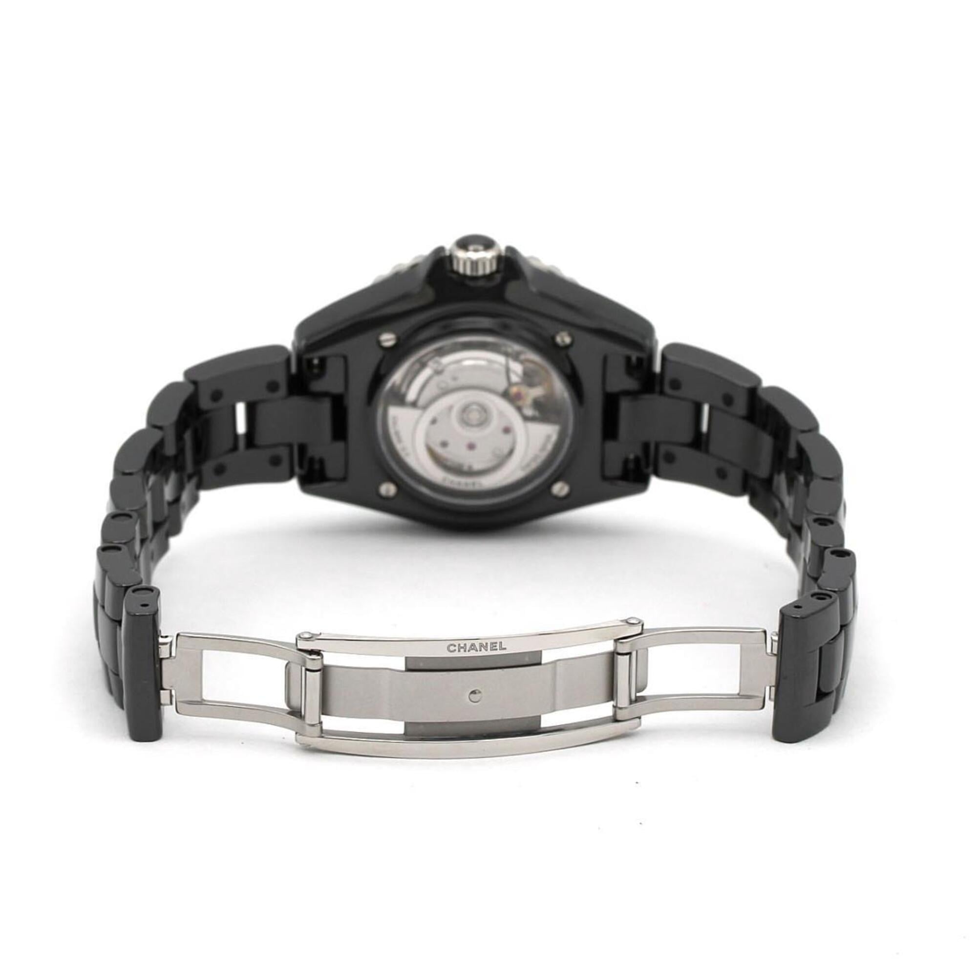 Chanel J12 Caliber 12.2 33mm Ceramic H5696 Automatic Watch — Very Good