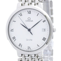 OMEGA De Ville Quartz Stainless Steel Mens Watch 7520.23 Polished — Very Good
