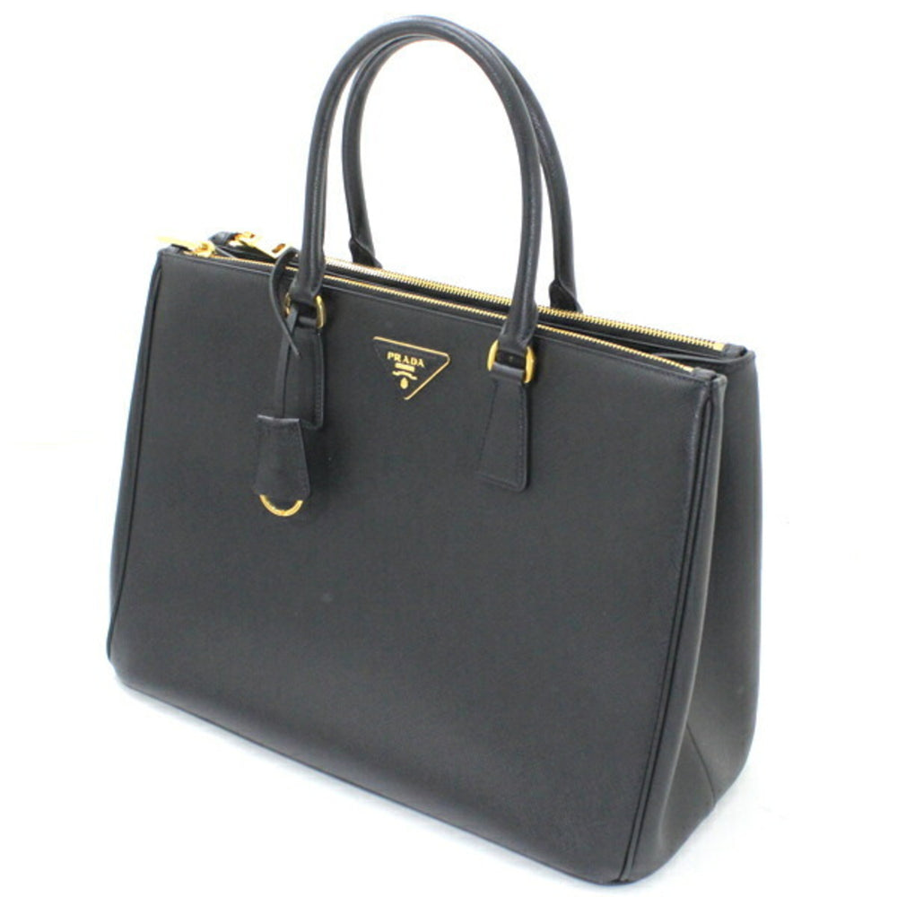 Prada Galleria handbag, tote bag, shoulder Saffiano leather, black, women's, 1BA786 NERO T5896 — New - Store Return