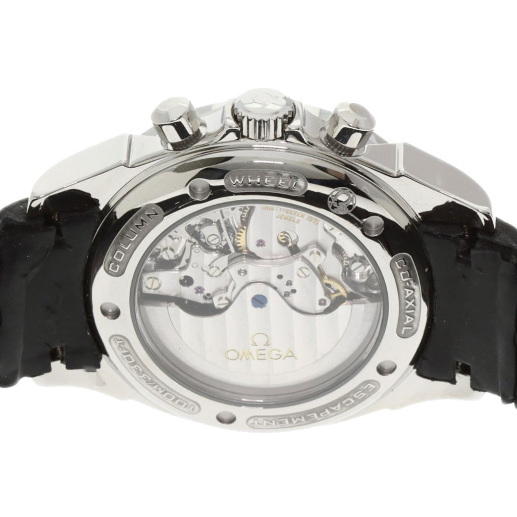 Omega De Ville Chronoscope Co-Axial Date Watch, Stainless Steel and Leather, Men's, 20230410