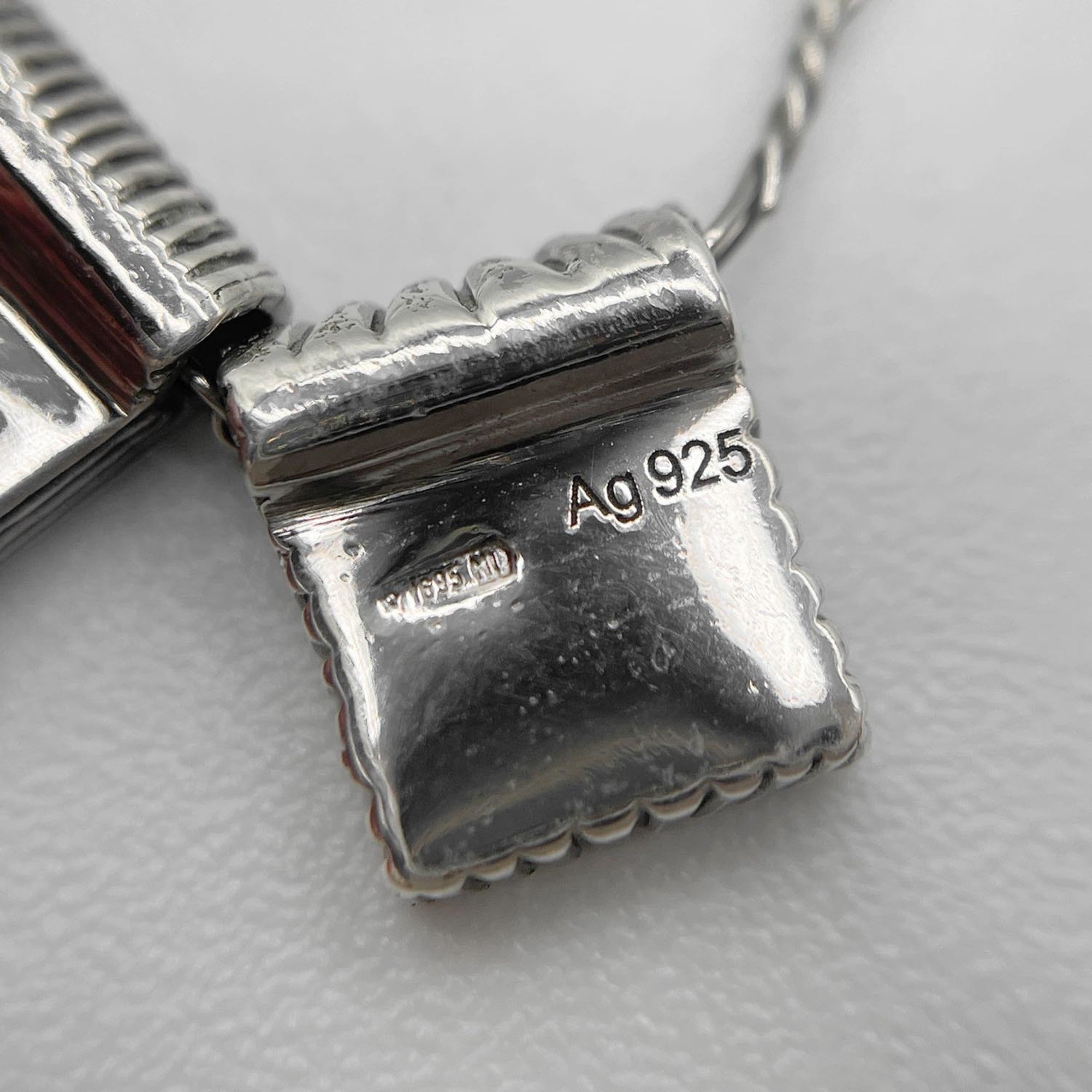 GUCCI Interlocking Necklace, SV925 Silver, Women's — Like New